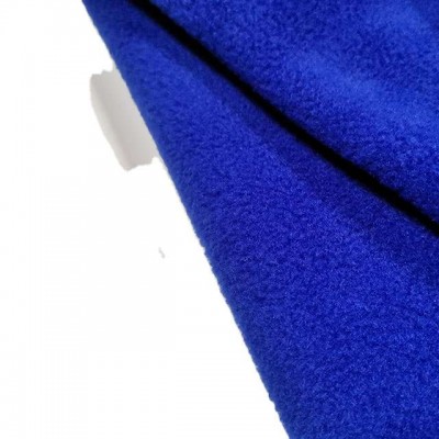 100% polyester two side brush and one side anti pilling plain dyed polar fleece for winter clothes